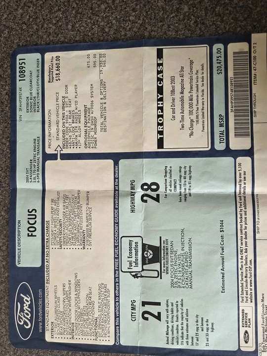 2004 Ford Focus 1st Gen - Image 10 of 10