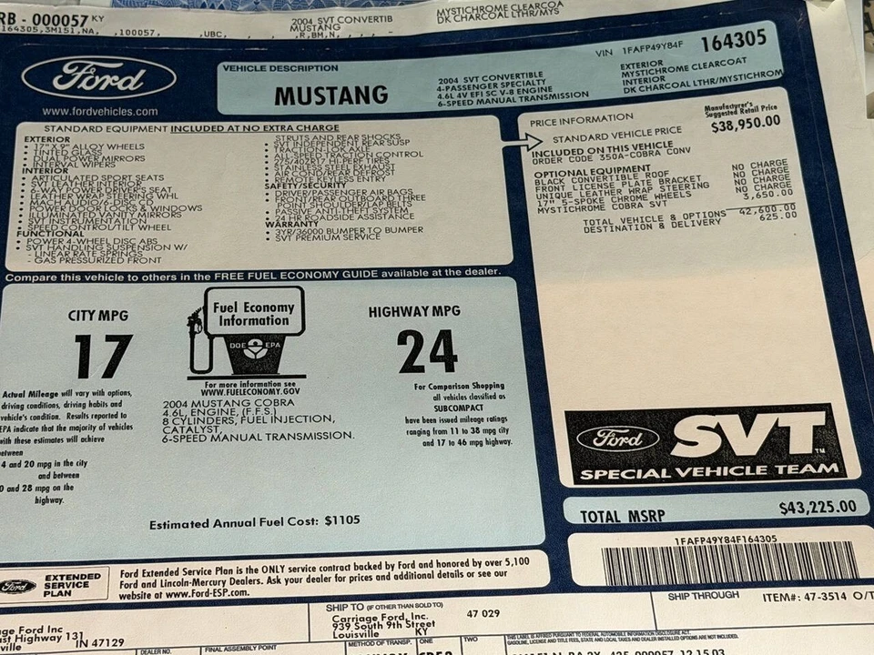 2004 Ford SN95 Mustang - Image 18 of 19