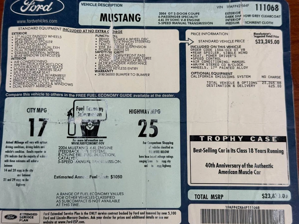 2004 Ford SN95 Mustang - Image 22 of 24