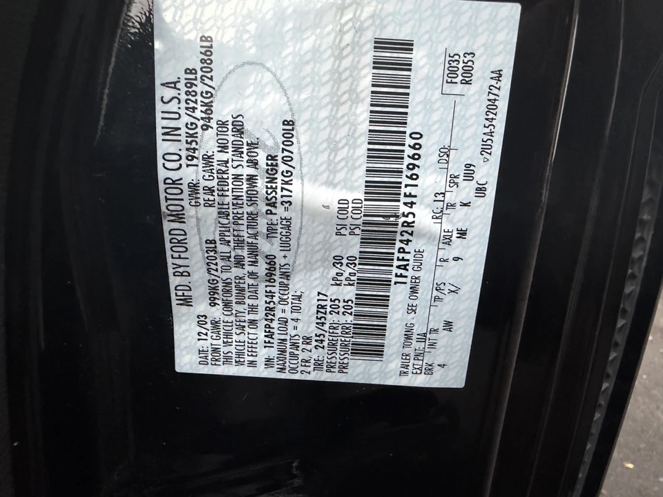 2004 Ford SN95 Mustang - Image 31 of 31