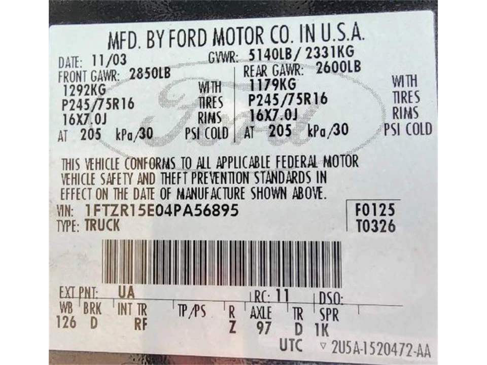 2004 Ford Ranger 3rd Gen - Image 4 of 23
