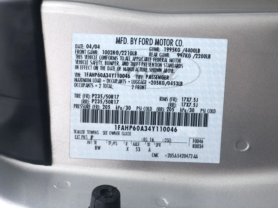 2004 Ford Thunderbird 11th Gen - Image 10 of 10
