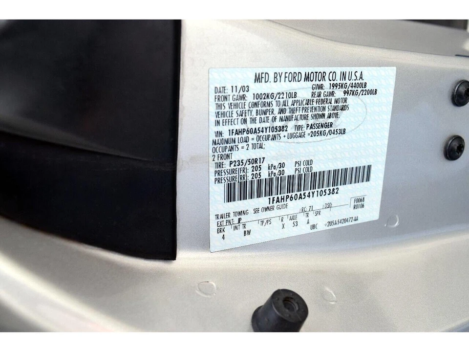 2004 Ford Thunderbird 11th Gen - Image 24 of 24