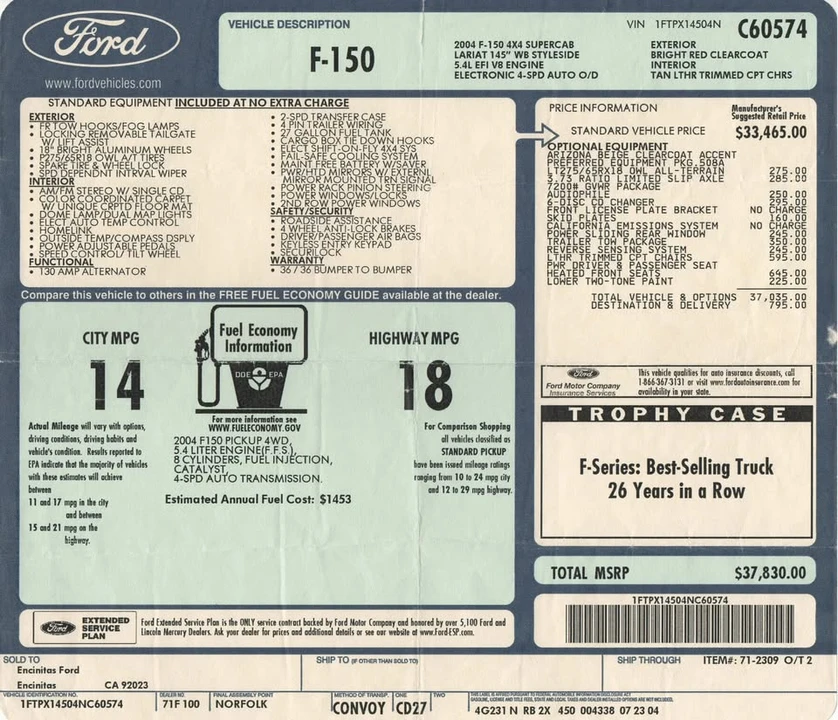 2004 Ford F-150 11th Gen - Image 13 of 13