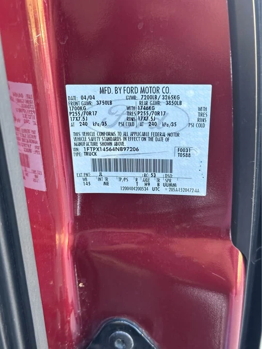 2004 Ford F-150 11th Gen - Image 12 of 12