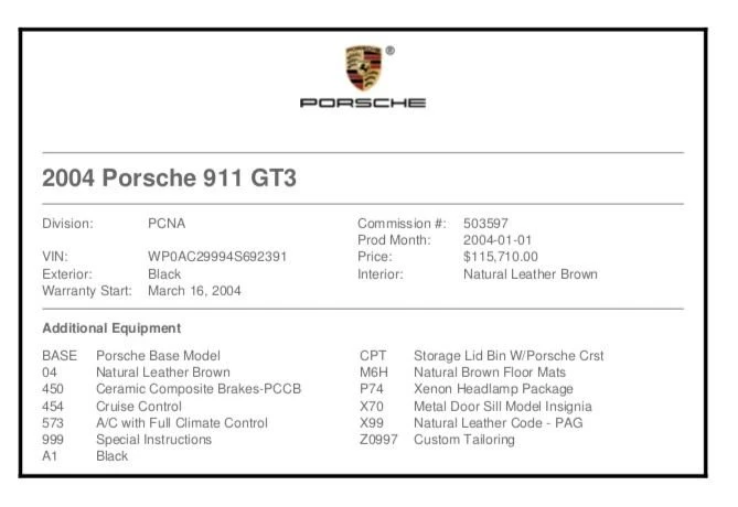2004 Porsche 996 GT3 - Image 2 of 31