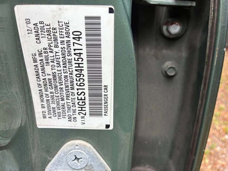 2004 Honda Civic 7th Gen - Image 11 of 11