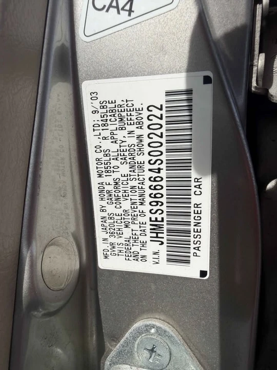 2004 Honda Civic 7th Gen - Image 10 of 12