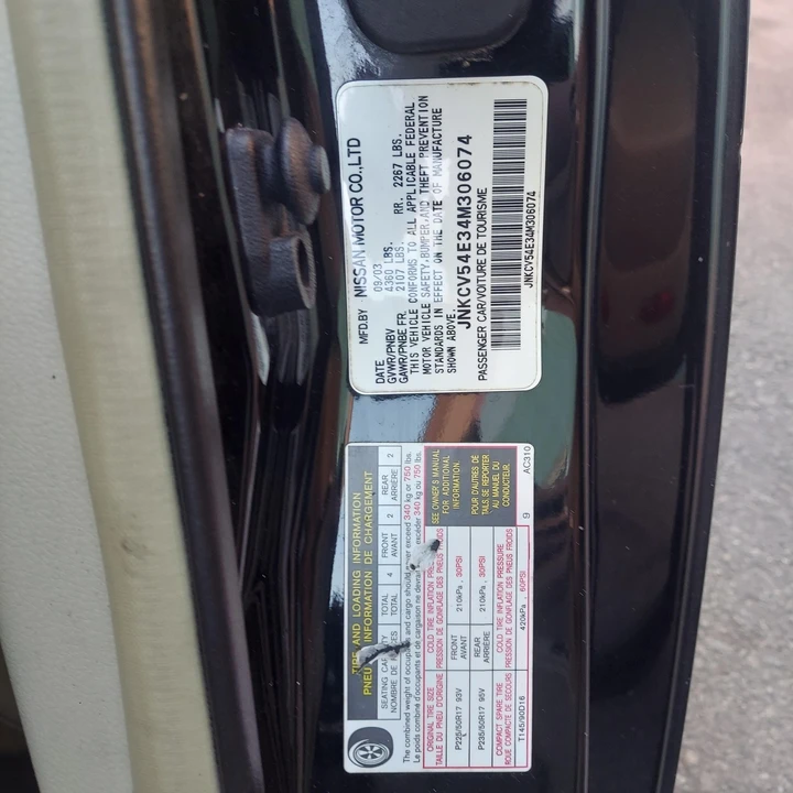 2004 Infiniti G35 3rd Gen - Image 23 of 31