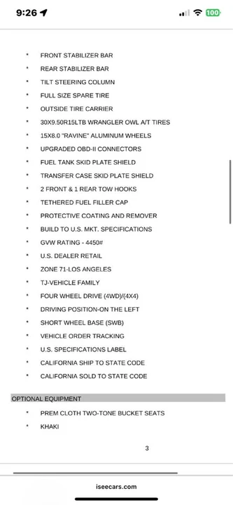 2004 Jeep TJ Wrangler - Image 11 of 13
