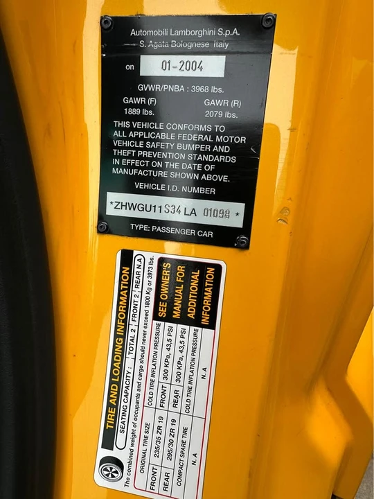 2004 Lamborghini Gallardo - Image 15 of 16