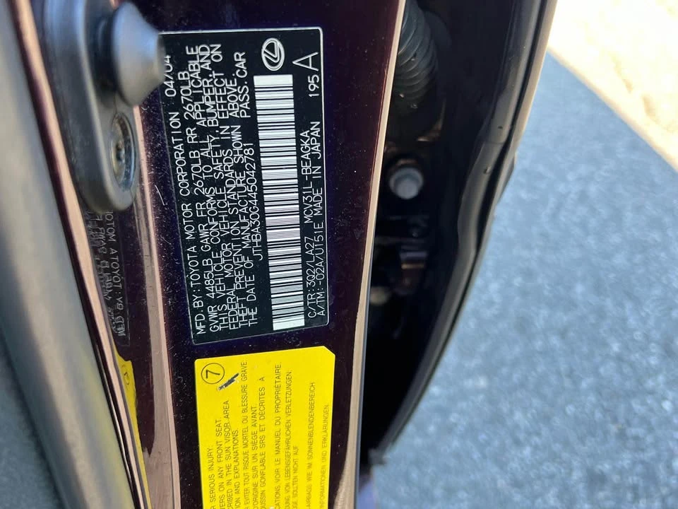 2004 Lexus ES 4th Gen - Image 13 of 15