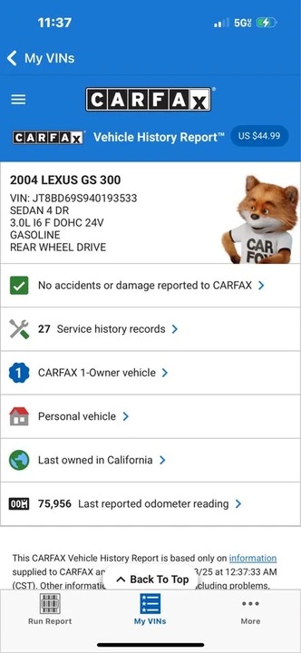 2004 Lexus GS 2nd Gen - Image 14 of 16