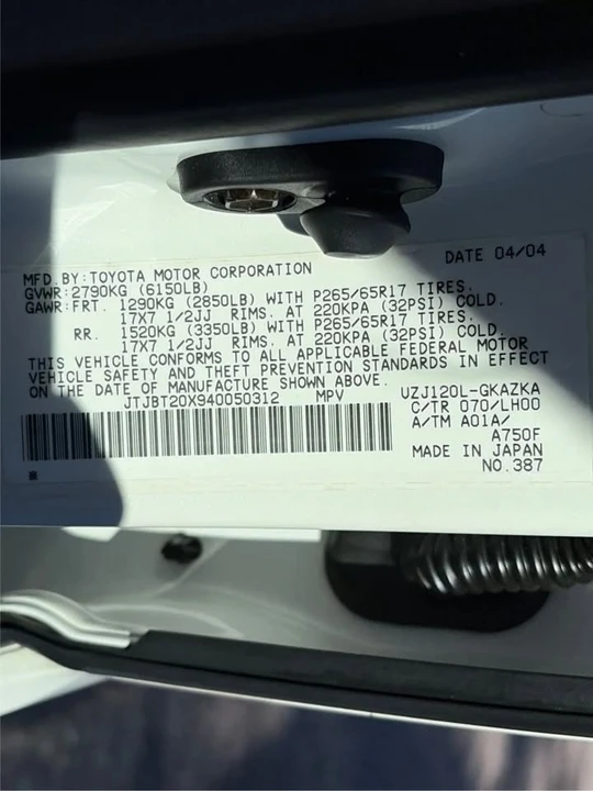 2004 Lexus GX 1st Gen - Image 13 of 20