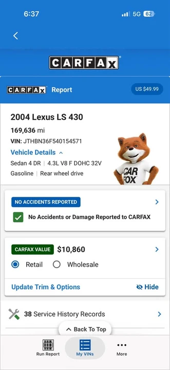 2004 Lexus LS 3rd Gen - Image 17 of 17