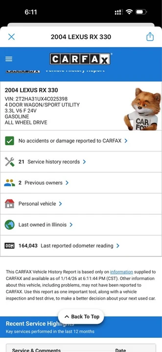 2004 Lexus RX 2nd Gen - Image 15 of 16