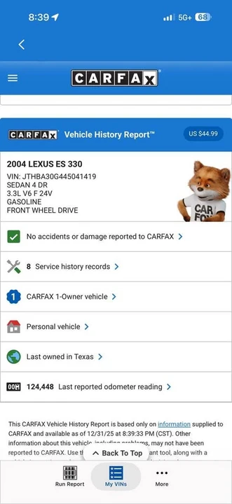 2004 Lexus ES 3rd Gen - Image 17 of 17