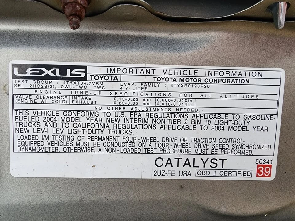 2004 Lexus GX 1st Gen - Image 19 of 20