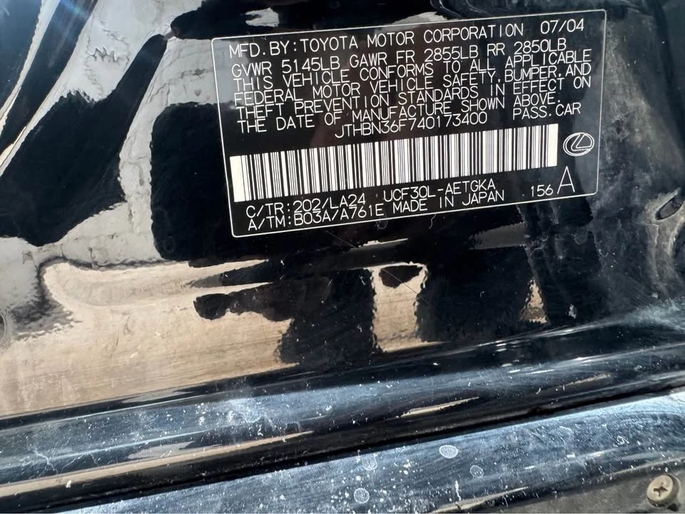 2004 Lexus LS 3rd Gen - Image 16 of 16