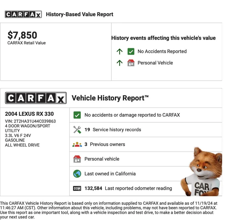 2004 Lexus RX 2nd Gen - Image 16 of 17