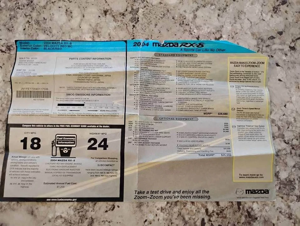 2004 Mazda RX-8 1st Gen - Image 6 of 9