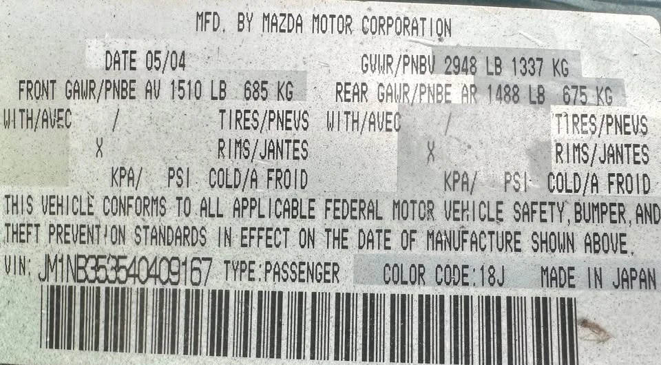 2004 Mazda NB MX-5 Miata - Image 6 of 7