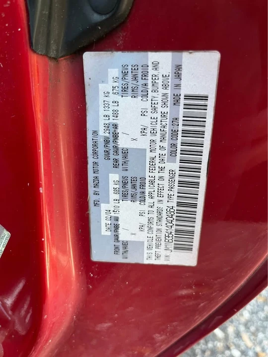 2004 Mazda NB Mazdaspeed MX-5 Miata - Image 7 of 9