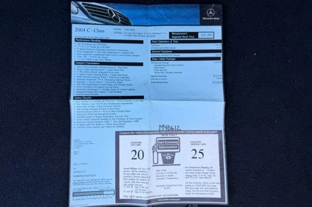 2004 Mercedes-Benz W203 C-Class - Image 8 of 8