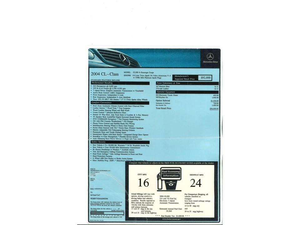 2004 Mercedes-Benz C215 CL-Class - Image 7 of 31