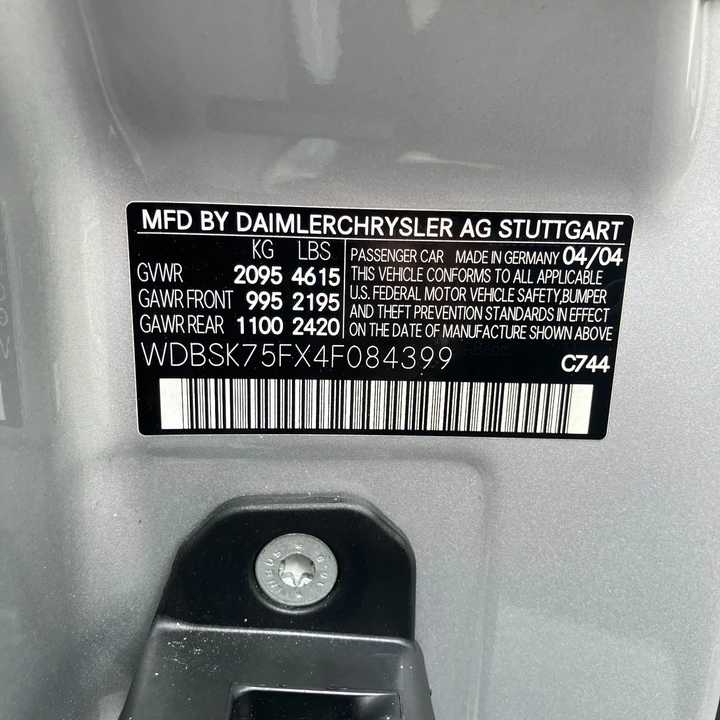 2004 Mercedes-Benz R230 SL-Class - Image 12 of 23