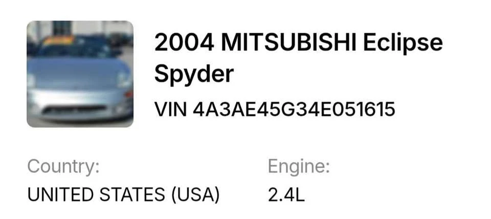 2004 Mitsubishi Eclipse 3rd Gen - Image 2 of 10