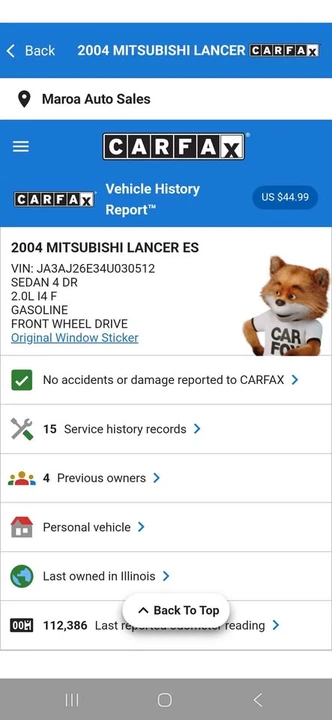 2004 Mitsubishi Lancer 8th Gen - Image 2 of 14