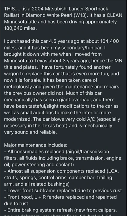2004 Mitsubishi Lancer 7th Gen - Image 9 of 12