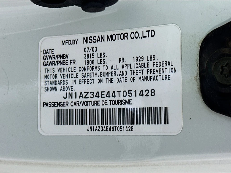 2004 Nissan 350Z 5th Gen - Image 10 of 22