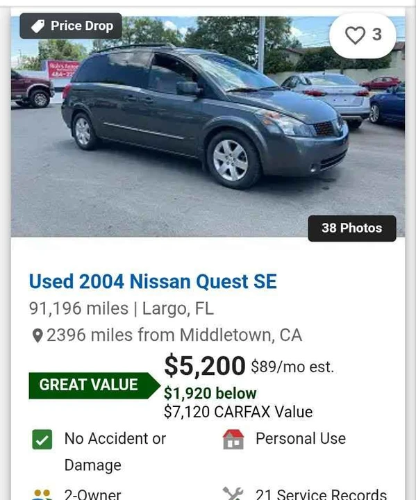 2004 Nissan Quest - Image 8 of 11