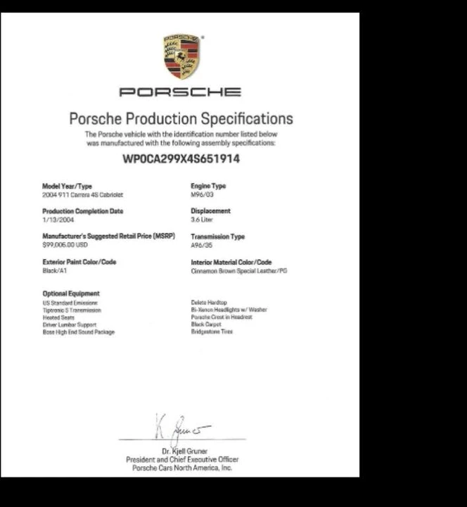 2004 Porsche 996 Carrera 4S - Image 28 of 29