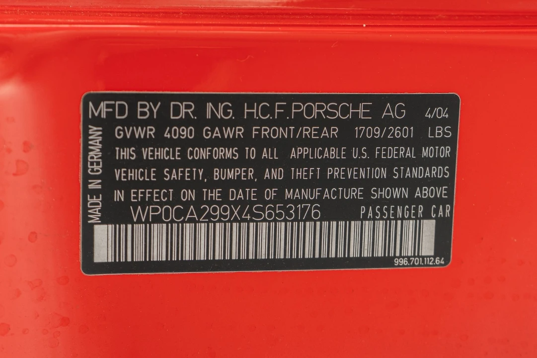 2004 Porsche 996 Carrera - Image 20 of 21