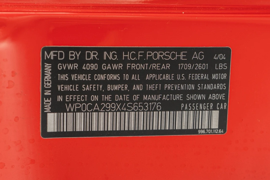 2004 Porsche 996 Carrera - Image 20 of 21
