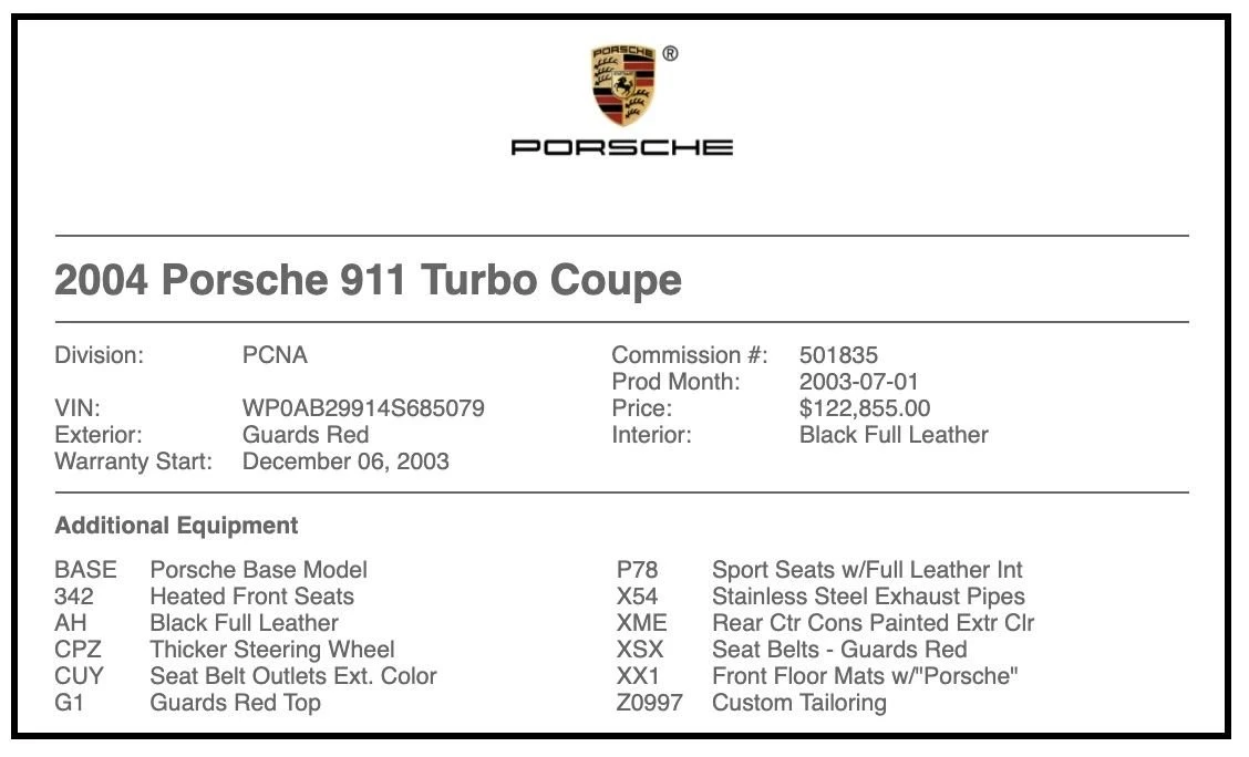 2004 Porsche 996 Turbo - Image 16 of 22