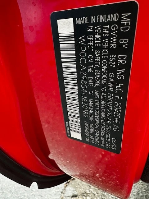 2004 Porsche 986 Boxster - Image 10 of 20