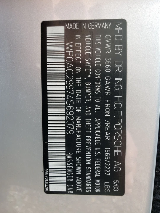 2004 Porsche 996 GT3 - Image 17 of 29