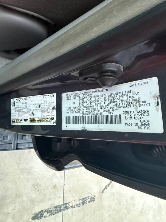 2004 Toyota 4Runner 4th Gen - Image 15 of 15