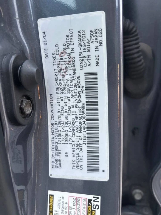 2004 Toyota 4Runner 4th Gen - Image 9 of 21