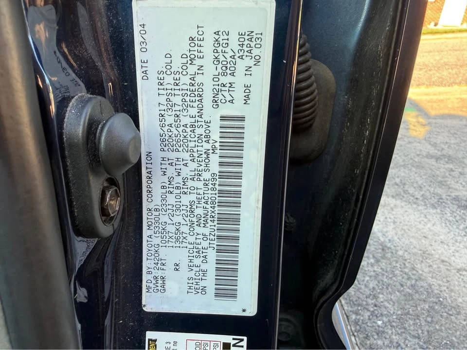 2004 Toyota 4Runner 4th Gen - Image 14 of 19