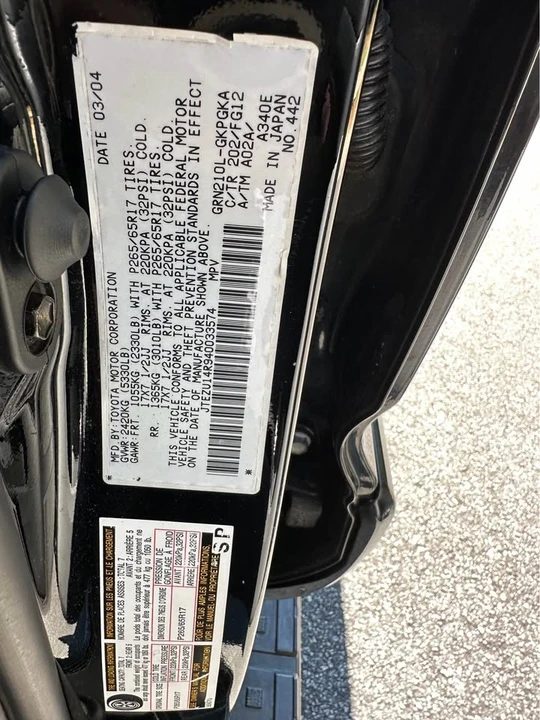 2004 Toyota 4Runner 4th Gen - Image 14 of 16