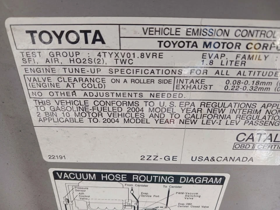 2004 Toyota Celica 7th Gen - Image 9 of 10