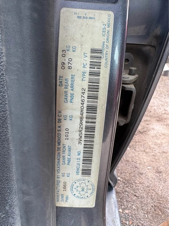2004 Volkswagen Jetta - Image 12 of 13