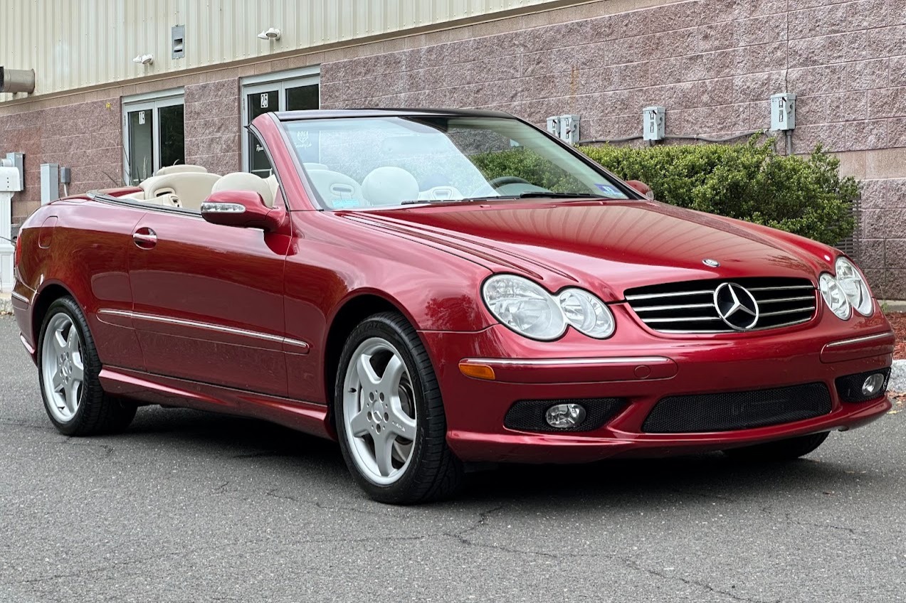 44k-Mile 2004 Mercedes-Benz CLK500 Cabriolet