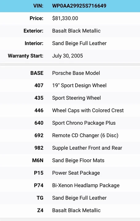 2005 Porsche 997 Carrera - Image 31 of 31
