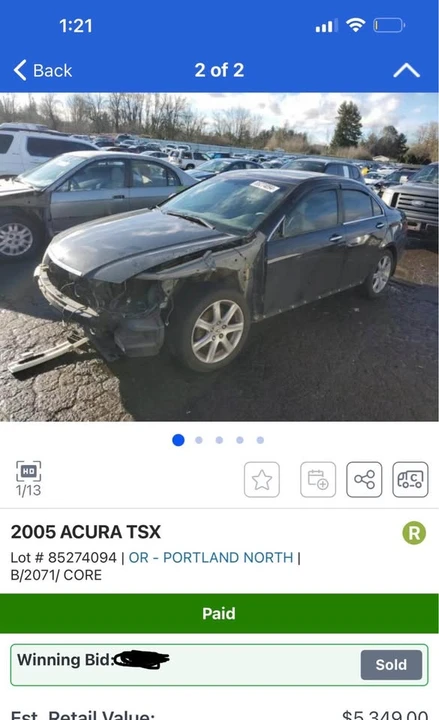 2005 Acura TSX 1st Gen - Image 13 of 15